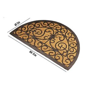 SWHF Coir and Rubber Door Mat: Virgin Rubber and Extremely Durable (70X40 cm)