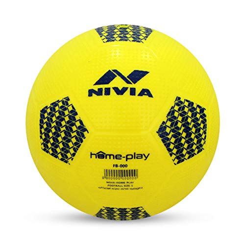 Nivia Home Play Football (Yellow) Size -1