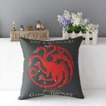 AEROHAVEN Premium Cotton Game of Thrones Designer Decorative Throw Pillow/Cushion Covers Set of 4 - (Multi, 16 inch x 16…