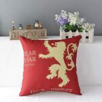 AEROHAVEN Premium Cotton Game of Thrones Designer Decorative Throw Pillow/Cushion Covers Set of 4 - (Multi, 16 inch x 16…