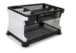 ARISTO Lenovo Plastic Kitchen Organizer Rack with Water Storing Tray (Assorted),(51 x 33 x 27 )cm