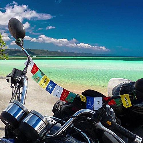 Aaradhi Tibetan Flag For Bike Decoration Accessories All Latest Prayer Flags Interior Mirror Decorative Wall Hanging…
