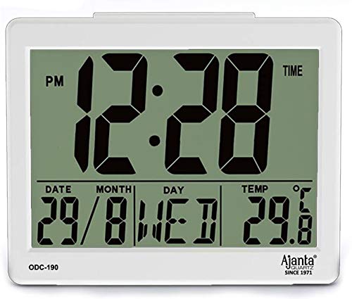ATTRACTIVE India Plastic Digital LCD Table Desk Calendar Timer Stopwatch  Dashboard Office Desk Stopwatch Digital Alarm