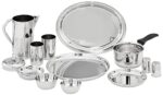 Amazon Brand - Solimo 101 Pieces Stainless Steel Dinner set