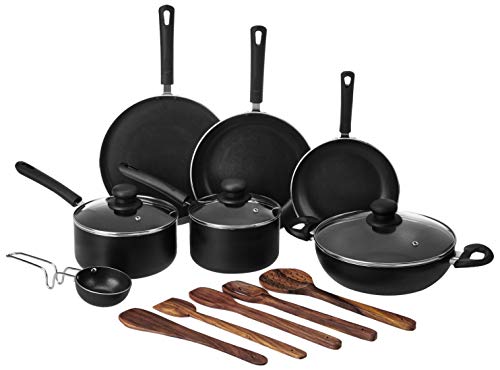 Amazon Brand - Solimo Non-stick Cookware Set