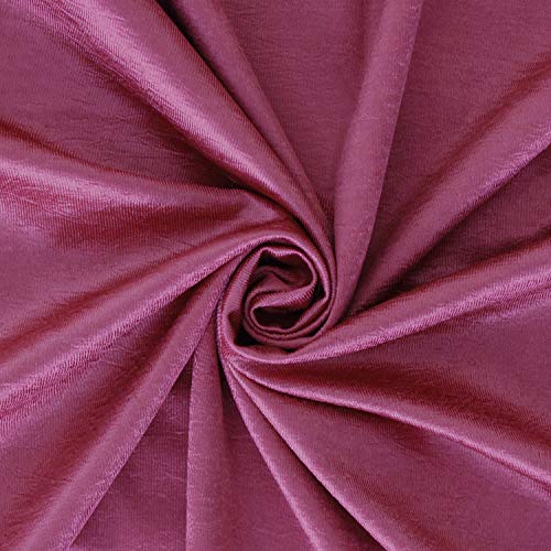 Amazon Brand - Solimo Allegro Polyester Curtain, Long Door, 9 feet (2.74 m), Pink, Pack of 2