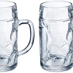 Solimo Beer Mug Set (2 pieces, 550ml)