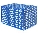 Amazon Brand - Solimo PVC 20 Litre Microwave Oven Cover, Polka, Blue