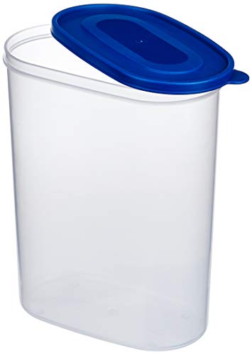 Amazon Brand - Solimo Set of 2 Kitchen Storage Containers (1650 ml, 950 ml), Blue