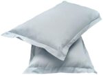 Amazon Brand - Solimo Solid 144 TC 100% Cotton 2 Piece Pillow Covers(Not Pillow), 18"x 27", Apple Green, 144 TC