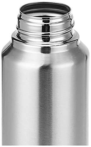 Amazon Brand - Solimo Slim Stainless Steel Water Bottle, Set of 3, 1 L Each
