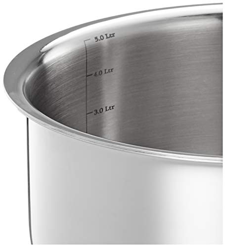 Buy  Brand - Solimo Stainless Steel Sauce Pan, 12 cm, Silver