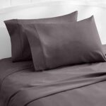 AmazonBasics 100% Cotton Pillow Covers - Standard, Set of 2, Dark Grey, 400 TC (20 x 30 inches or 51 x 76 cm)