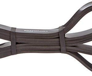 AmazonBasics 13.6 to 27.2 kg Resistance Pull Up Band - 3/4 Inch, Black(Material: Rubber)