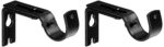 AmazonBasics Adjustable Wall Bracket, Set of 2, Black