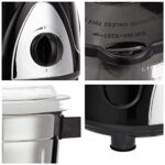 Amazon Basics Premium 750 Watt Mixer Grinder with 3 Stainless Steel Jar + 1 Juicer Jar, Black & Grey