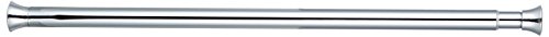 AmazonBasics Adjustable Shower Curtain Tension Rod - 24-36 inch, Black