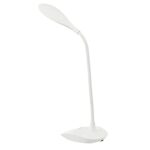 Amazon Basics Sleek Rechargeable Table Lamp, 8W, Dimming, White, Pack of 1