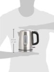 AmazonBasics Stainless Steel Electric Kettle, 1 L