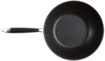 AmazonBasics Stainless Steel Triply Non-stick Wok Pan / Frying Pan with Induction Base (28cm)