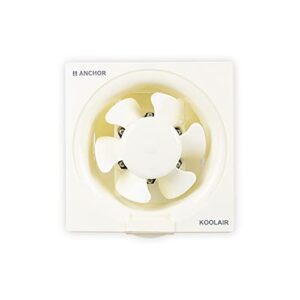 anchor by panasonic KoolAir - 250mm Exhaust Fan | Exhaust Fan for Bathroom, Office, Kitchen (Ivory) (14088IV)