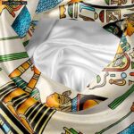 ArtzFolio Egyptian Queen Nefertari Making An Offering To Isis Silk Fabric Painting Tapestry | Scroll Art Hanging 16 x 12…