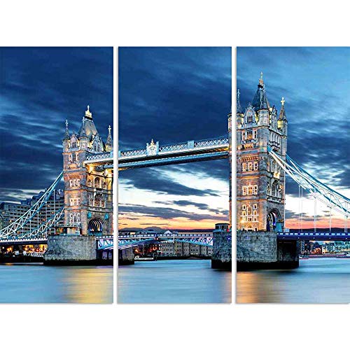 ArtzFolio Tower Bridge in London, UK D2 Split Art Painting Panel On Sunboard 23.9 X 18Inch
