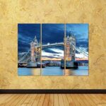 ArtzFolio Tower Bridge in London, UK D2 Split Art Painting Panel On Sunboard 23.9 X 18Inch