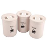 Asian Plastowares 10000411 Plastic Container (Beige, 850ml) 3 Pieces