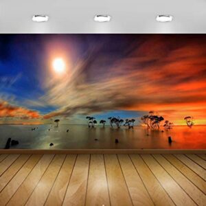 Avikalp Exclusive Awi1605 Sunset View Full HD 3D Wallpapers (121cm x 91cm)