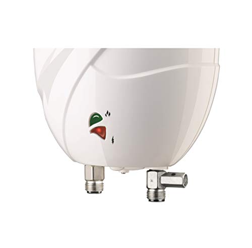 Bajaj Flora Instant 1 Litre Vertical Water Heater, White and New Shakti Storage 15 Litre Vertical Water Heater, White, 4…