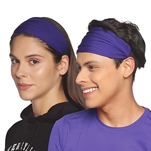 Boldfit Gym Headband for Men and Women - Sports Headband for Workout & Running, Breathable, Non-Slip & Quick Drying Head…