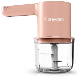 Brayden Chopro Nex USB Rechargeable Chopper and Whisker For Kitchen | 5 Control speeds | Portable Beater | 45Watts Fine…