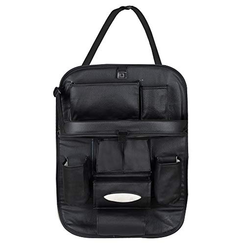Car Back Seat Headrest Hooks, 4 Pack Black Stylish Back Seat Hanger for Car  Handbag Clothes Coats Grocery Bags, Car Interior Accessories (Black2)