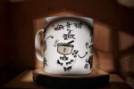 Clay Craft - Masala Chai, Coffee / Milk Mug, 390ml/8.4cm (1 Piece, Bone China)