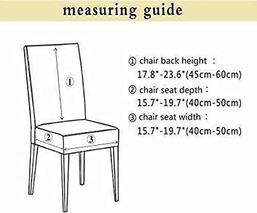 Cortina Elastic Chair Cover/Stretchable Removable & Washable Dining Chair Cover Protective Seat Slipcover Home…