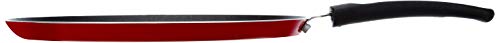 Cresta Gas Stove Compatible Aluminium Flat Tawa, 28cm, Red, Standard