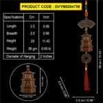 Divya Mantra Bell Car Accessories Interior Decoration Mirror Hanging Home Wall Decor Items for Kitchen, Balcony, Garden…