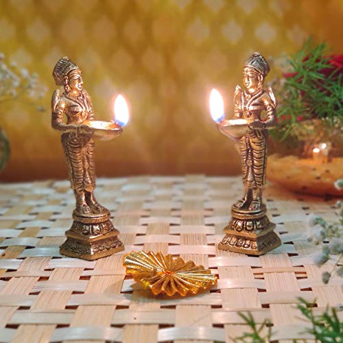 Buy Brass Diyas, Pooja Accessories, Diyas for Pooja, Diwali Gift, Brass  Diyas, Home Decor, Decorative Diyas, Deepak for Temple Online in India 