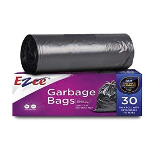 Ezee-Plastic-Garbage-Bags-43X48-Cm-180-Bags-Small-Black-6-Rolls-0
