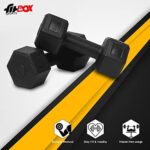 FitBox Sports 8kg Exlusive Octa PVC Dumbbells