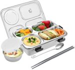 FunBlast Lunch Box - Stainless Steel Lunch Box for Kids, Tiffin Box, Lunch Box with Spoon, Lunch Box, Lunch Box for Kids…