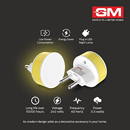 GM 3032-1 0.5-Watt Nano Led Night Lamp