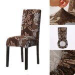 HASTHIP® Chair Covers Set of 4, Dining Chair Cover, Stretch Spandex Chair Slipcovers, Removable Washable Chair Protector…