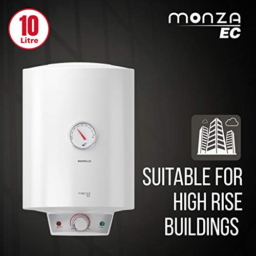 Havells Monza EC 5S 10-Litre Storage Water Heater with Flexi Pipe