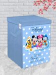 Heart Home Disney Team Mickey Non Wovan Laundry Basket With Lid & Handles|Collapsibal Material|Durable Stiched Handles…