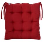 Heart Home Microfiber Square Chair Pad Seat Cushion for Car Pad|Office Chair, Indoor/Outdoor|Dining Living Room, Kitchen…