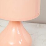 Home Centre Ceramic Table Lamp (Peach)