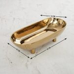 Home Centre Eternity Solid Decorative Bowl, Gold, Standard (ETERNITY-S4-1120-GLD)