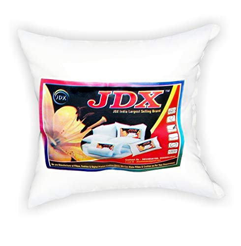 JDX Polyester Blend 16x16-inch White Square Cushion Fillers (Pack of 5)